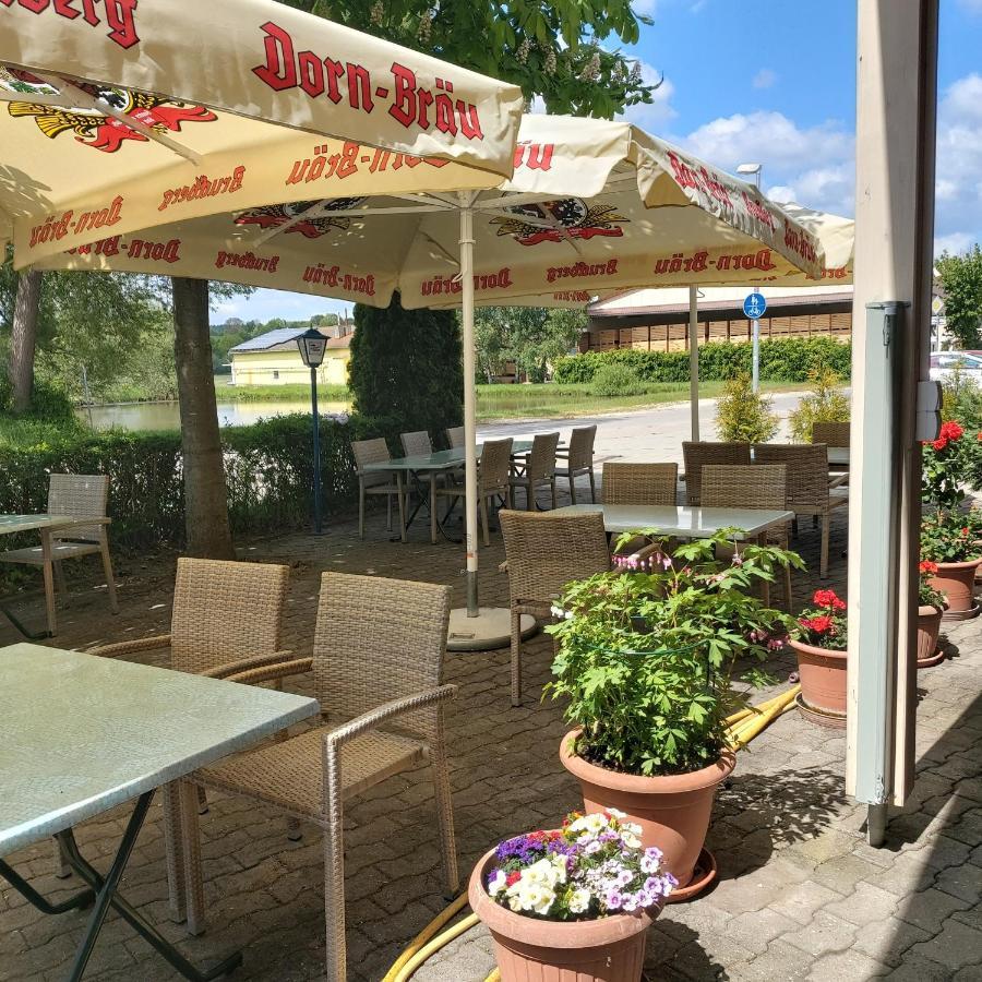 Gasthaus Pension Rezatgrund Windsbach エクステリア 写真